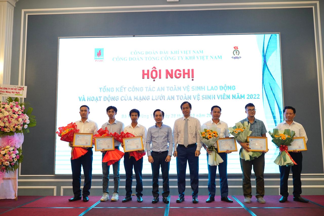 Công đoàn PV GAS tổ chức Hội nghị tổng kết công tác An toàn vệ sinh lao động 2022