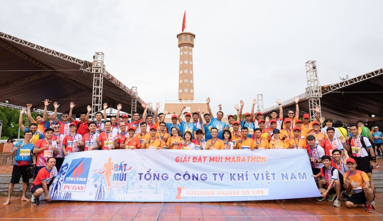 Gần 200 CBCNV-NLĐ PV GAS tham gia Giải Đất Mũi Marathon Cà Mau 2022 - Cúp Petrovietnam Gần 200 CBCNV-NLĐ PV GAS tham gia Giải Đất Mũi Marathon Cà Mau 2022 - Cúp Petrovietnam