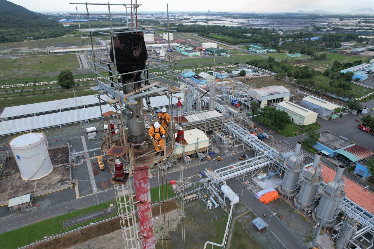 KVT HOÀN THÀNH BẢO DƯỠNG SỬA CHỮA NHÀ MÁY XỬ LÝ KHÍ DINH CỐ TRONG ĐỢT DỪNG KHÍ 2022