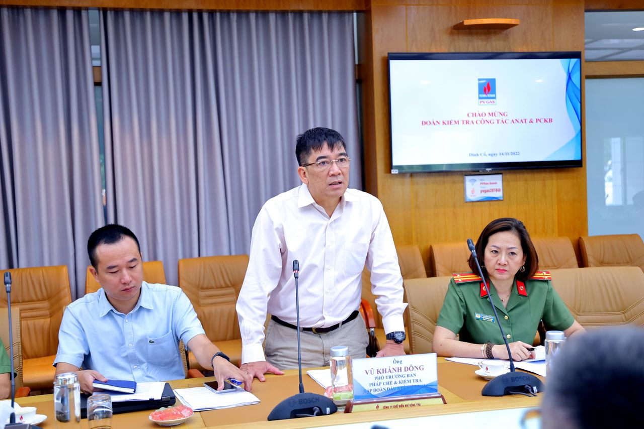 Tăng cường công tác an ninh, an toàn và phòng chống khủng bố tại các công trình khí của PV GAS Tăng cường công tác an ninh, an toàn và phòng chống khủng bố tại các công trình khí của PV GAS