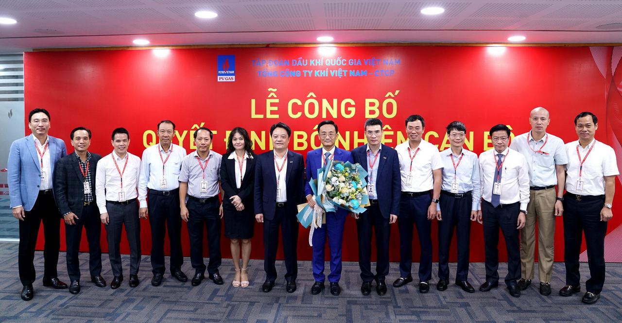 PV GAS công bố quyết định bổ nhiệm Phó Tổng giám đốc Trần Nhật Huy