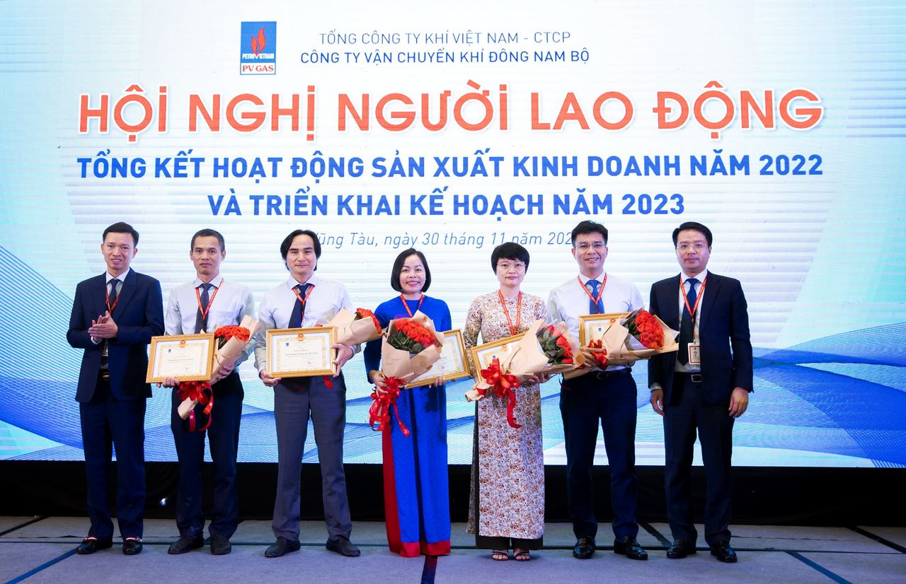 Công ty Vận chuyển khí Đông Nam bộ (KĐN) vừa tổ chức thành công Hội nghị Người lao động, tổng kết hoạt động sản xuất kinh doanh năm 2022 và triển khai kế hoạch năm 2023.
