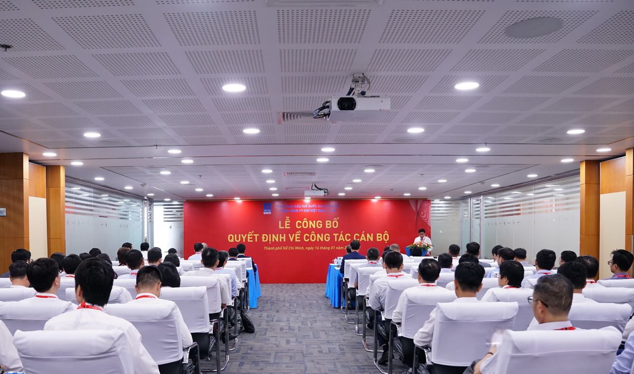 PV GAS công bố quyết định bổ nhiệm cán bộ năm 2023
