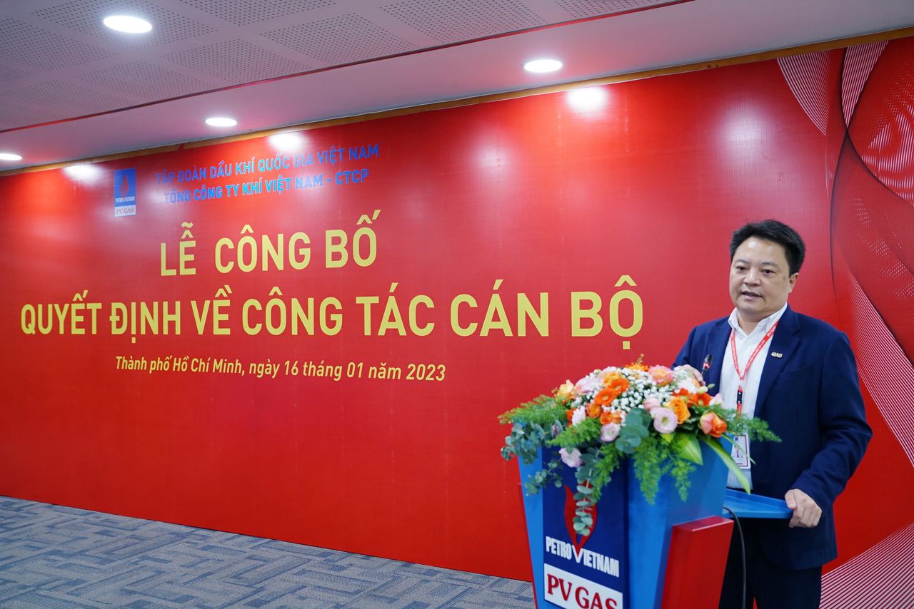 PV GAS công bố quyết định bổ nhiệm cán bộ năm 2023