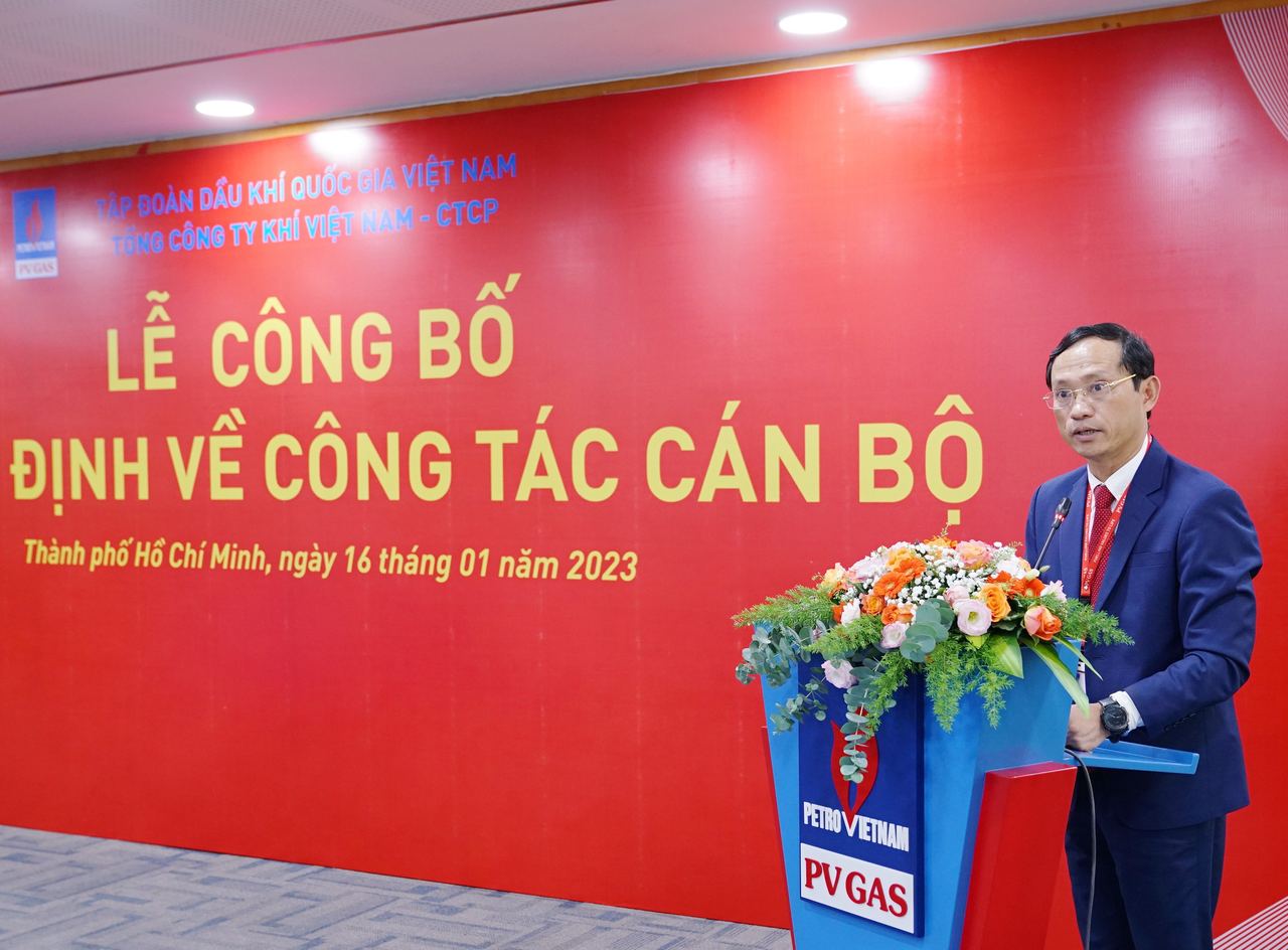 PV GAS công bố quyết định bổ nhiệm cán bộ năm 2023