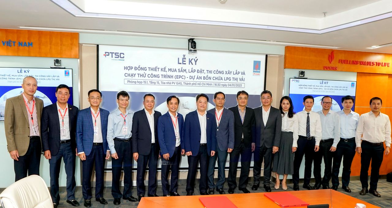 PV GAS và PTSC ký hợp đồng EPC Dự án Bồn chứa LPG Thị Vải PV GAS và PTSC ký hợp đồng EPC Dự án Bồn chứa LPG Thị Vải