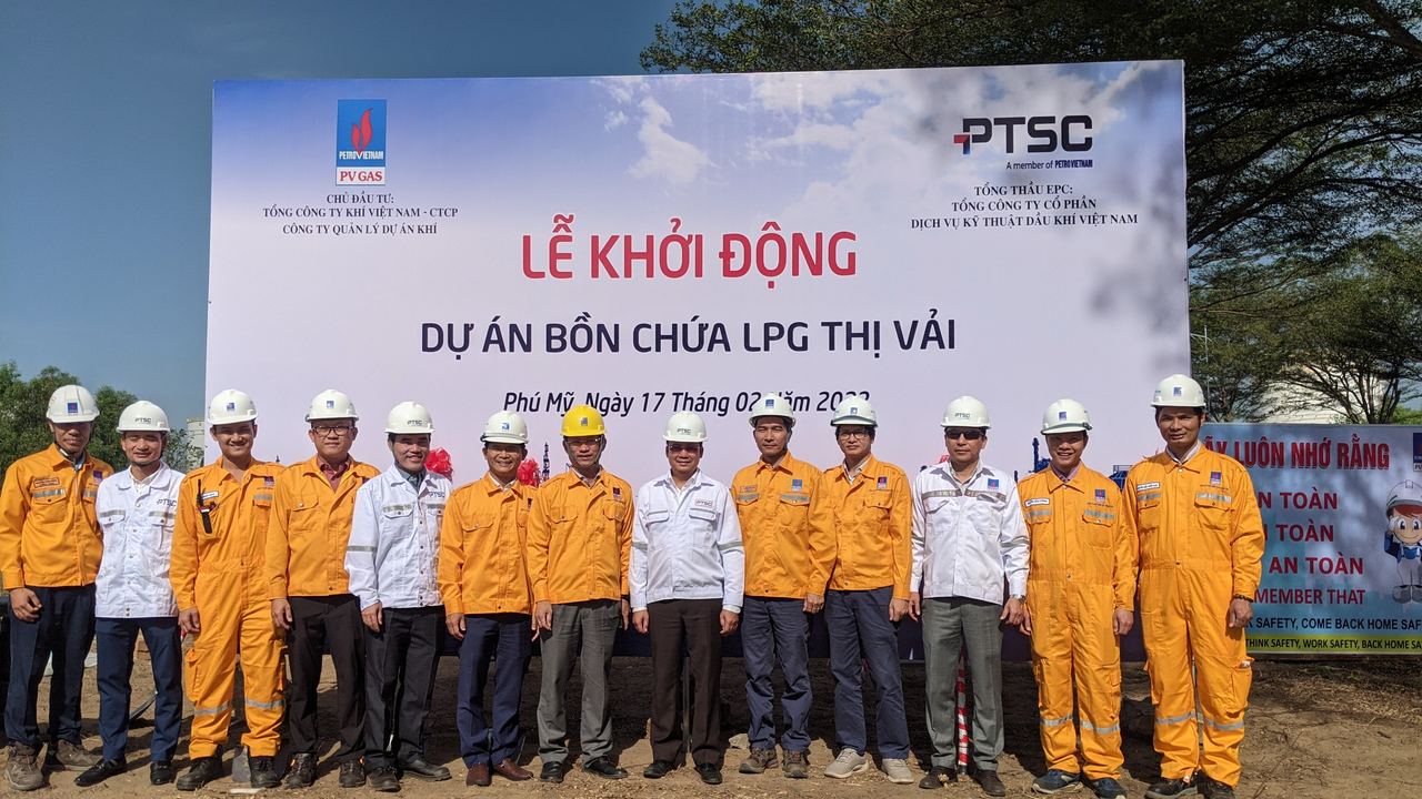 Lễ khởi động dự án bồn chứa LPG Thị Vải
