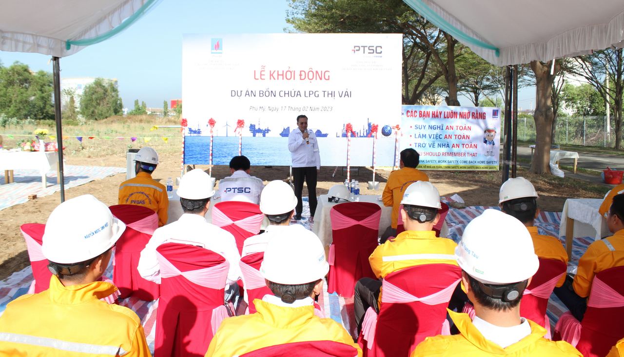 Lễ khởi động dự án bồn chứa LPG Thị Vải