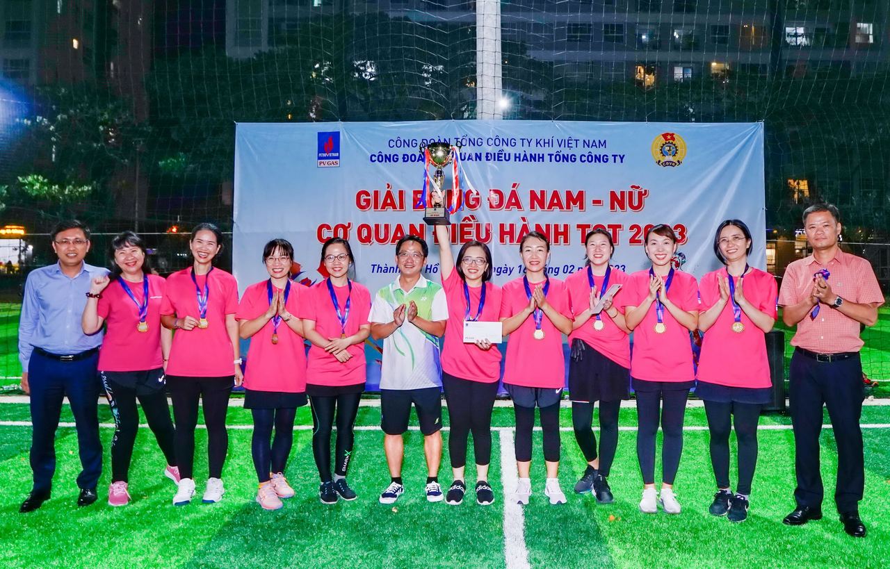 Giải bóng đá nam – bóng đá nữ Cơ quan điều hành PV GAS 2023: Ấn tượng, tươi vui, bất ngờ, đoàn kết