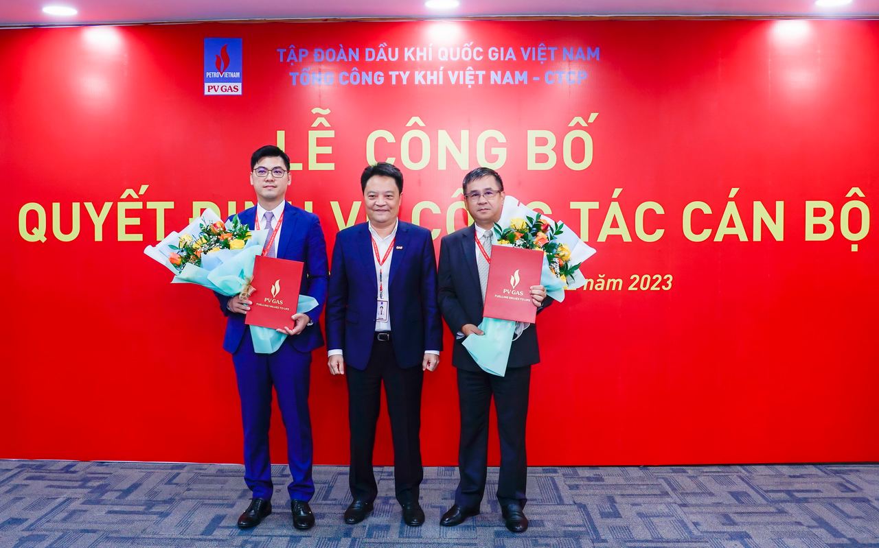 PV GAS công bố quyết định bổ nhiệm cán bộ năm 2023 PV GAS công bố quyết định bổ nhiệm cán bộ năm 2023