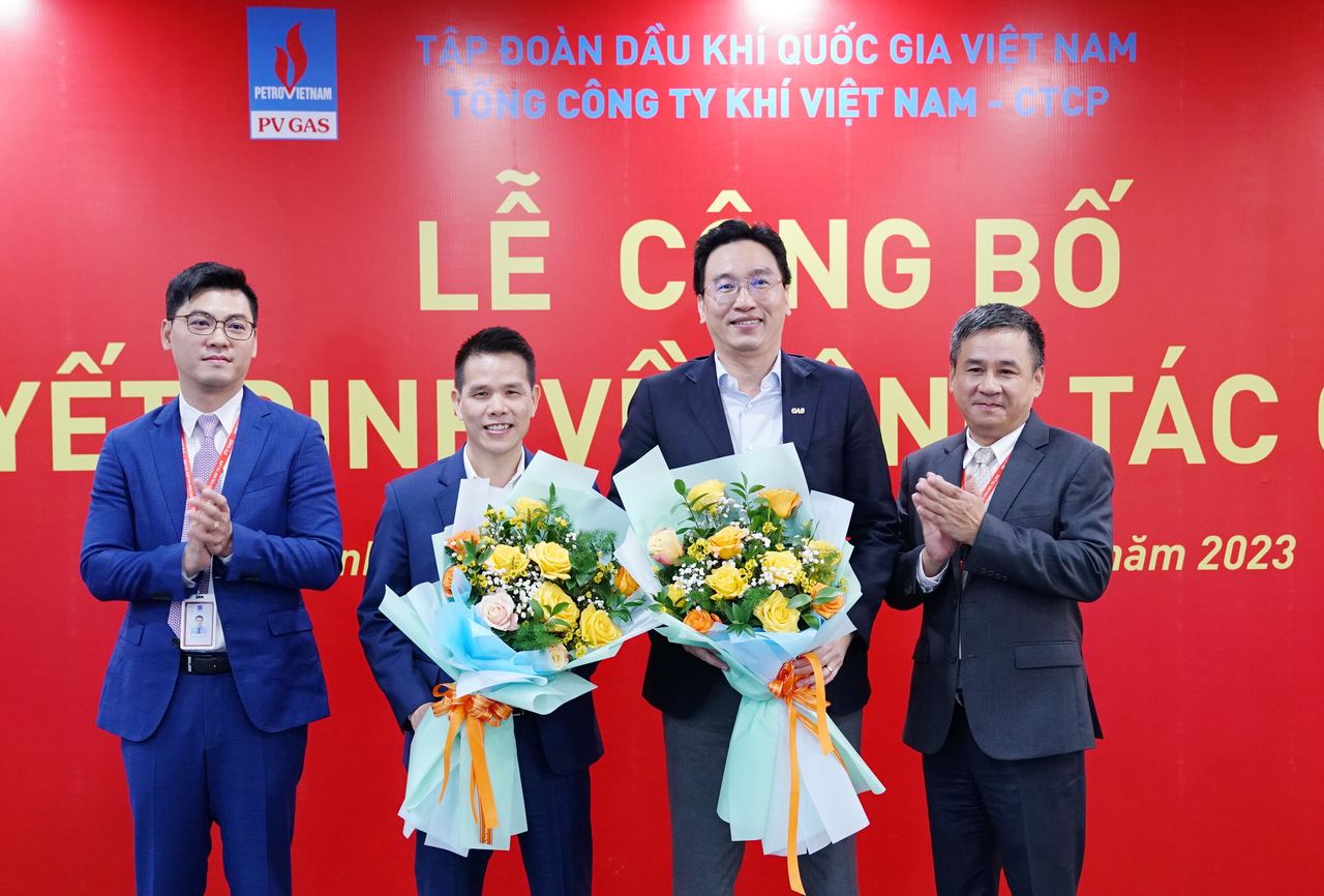 PV GAS công bố quyết định bổ nhiệm cán bộ năm 2023 PV GAS công bố quyết định bổ nhiệm cán bộ năm 2023