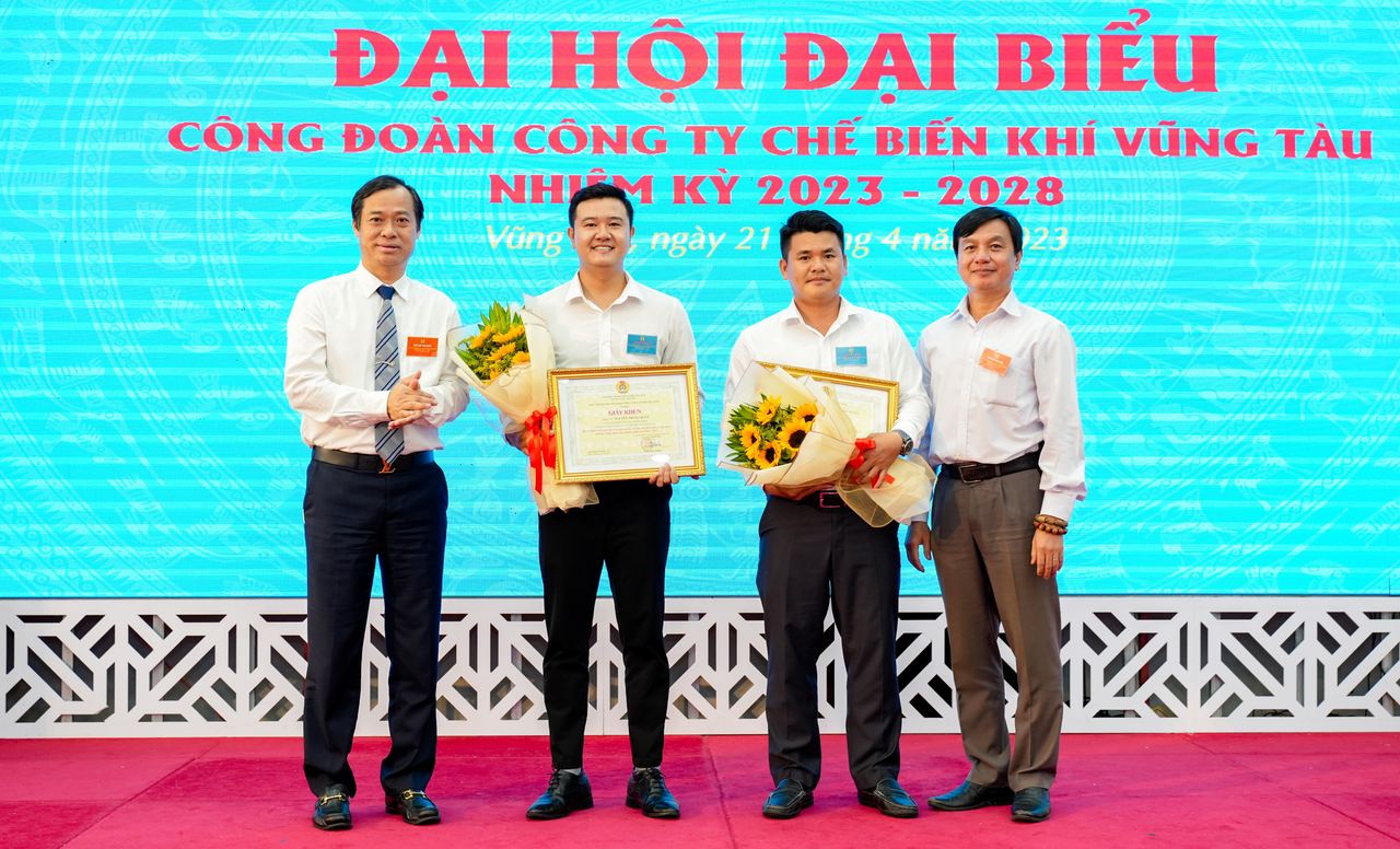 Công đoàn Công ty Chế biến Khí Vũng Tàu tổ chức thành công Đại hội Đại biểu Công đoàn nhiệm kỳ 2023-2028