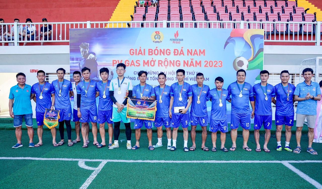 Giải bóng đá nam PV GAS mở rộng năm 2023 thành công tốt đẹp