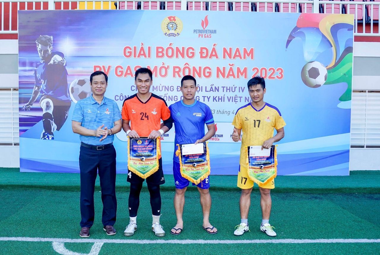 Giải bóng đá nam PV GAS mở rộng năm 2023 thành công tốt đẹp