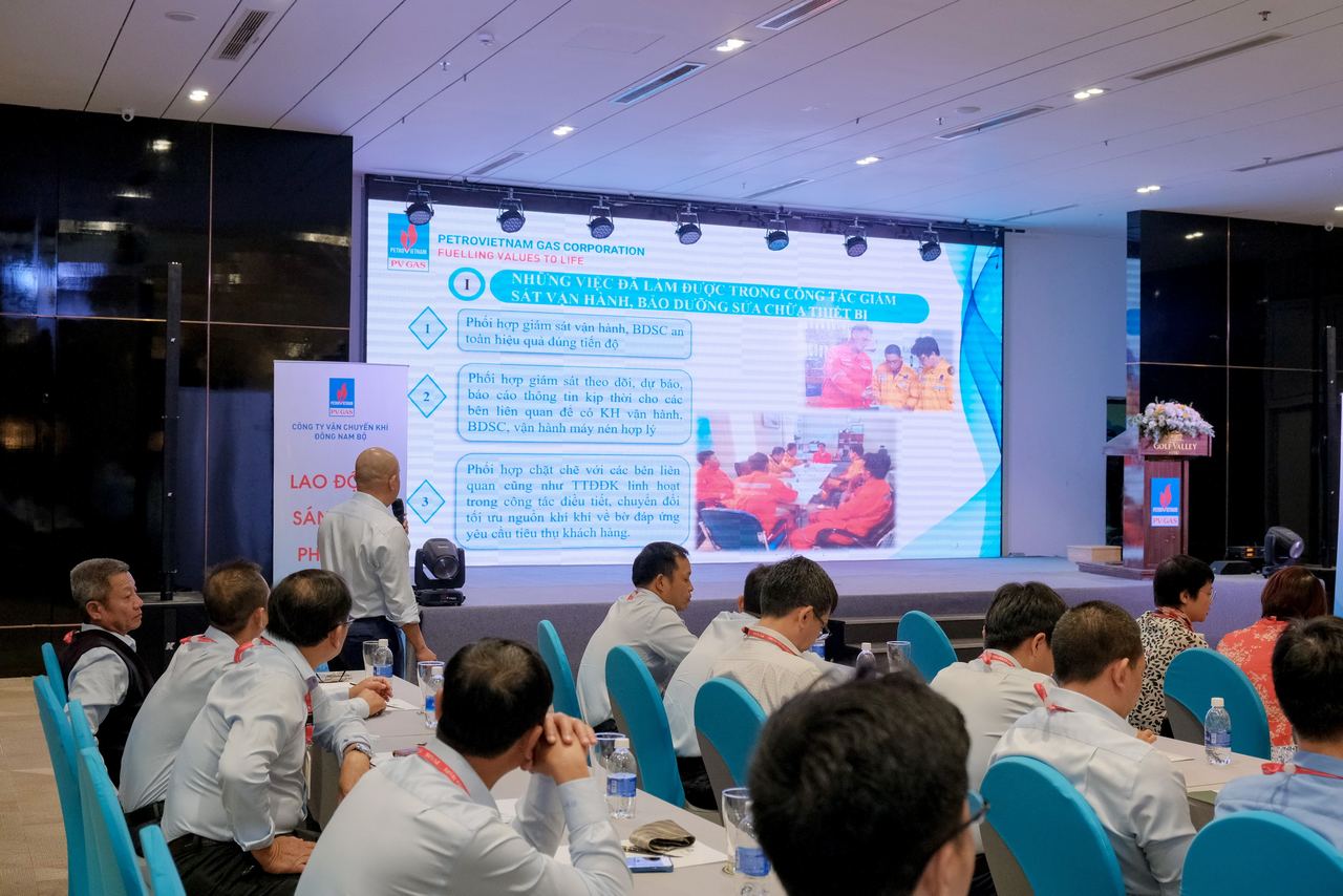 Công ty Vận chuyển Khí Đông Nam Bộ ( KĐN) tổ chức thành công hội nghị An toàn- Sức khỏe- Môi trường năm 2023 Công ty Vận chuyển Khí Đông Nam Bộ ( KĐN) tổ chức thành công hội nghị An toàn- Sức khỏe- Môi trường năm 2023