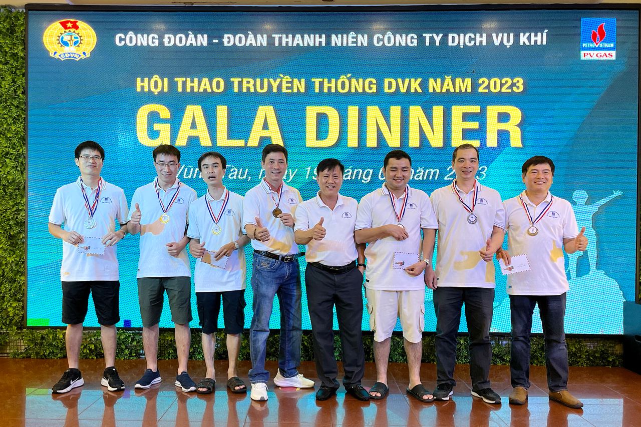 Hội thao truyền thống công ty Dịch Vụ Khí chào mừng đại hội Công Đoàn nhiệm kỳ 2023 - 2028