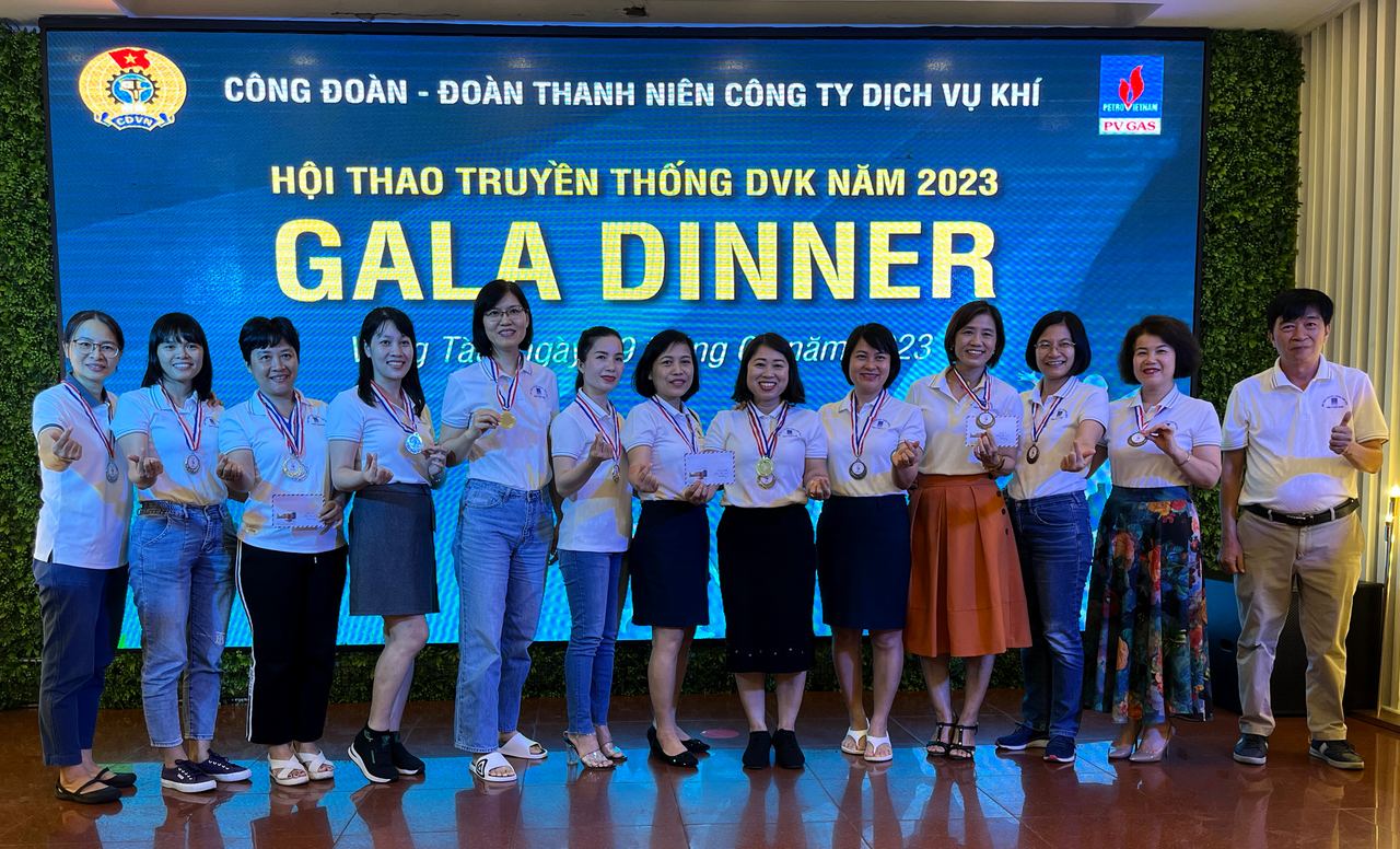 Hội thao truyền thống công ty Dịch Vụ Khí chào mừng đại hội Công Đoàn nhiệm kỳ 2023 - 2028