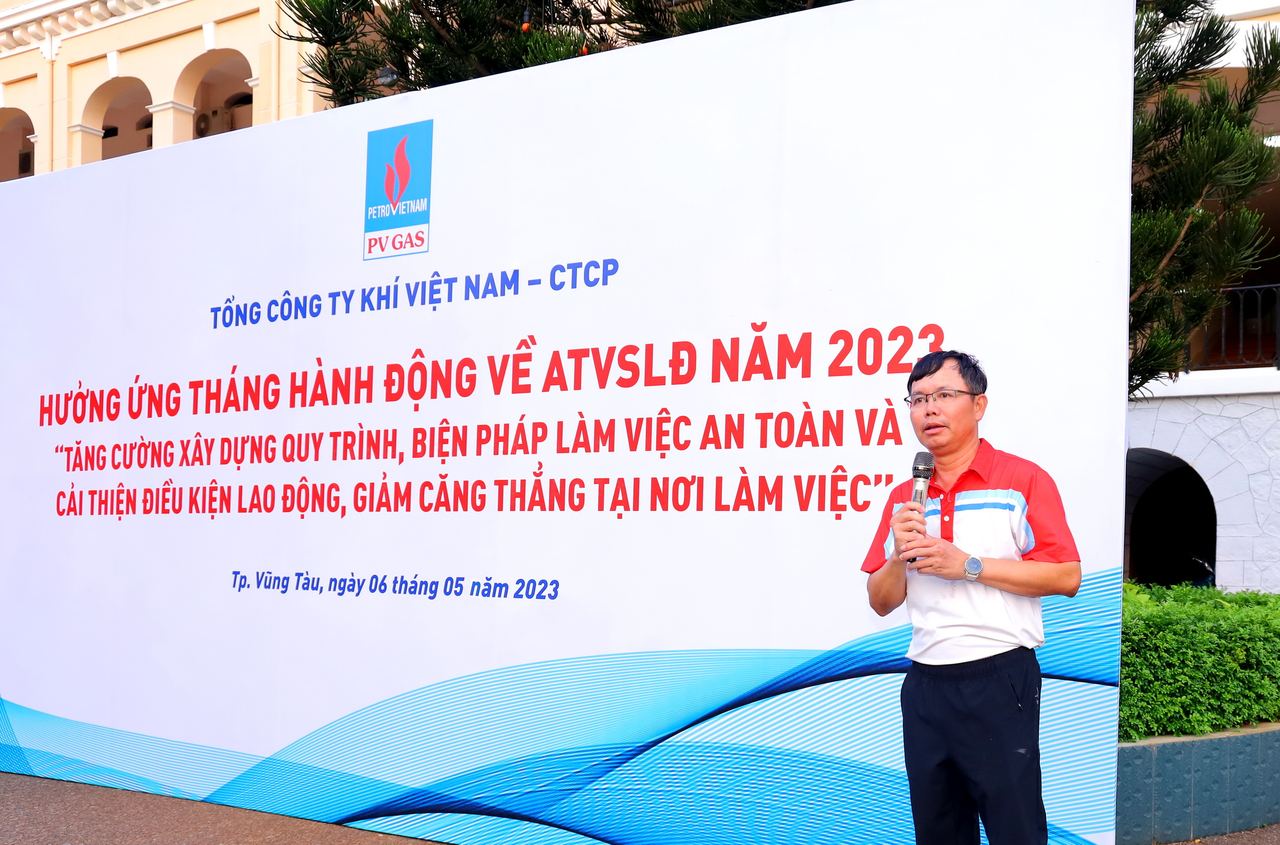 Công đoàn PV GAS phát động Tháng Công nhân - Tháng hành động về ATVSLĐ tại Vũng Tàu