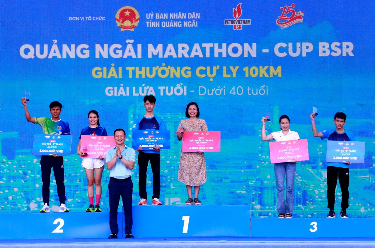 Đội tuyển PV GAS đạt thành tích cao tại Giải chạy “Quảng Ngãi Marathon - Cup BSR 2023”