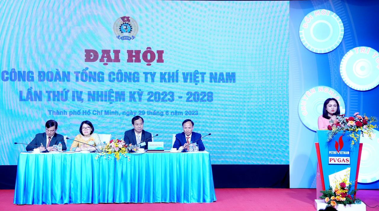 Công đoàn PV GAS tổ chức thành công Đại hội lần thứ IV, nhiệm kỳ 2023 – 2028: “Đổi mới - Trí tuệ - Chuyên nghiệp - Hiệu quả”