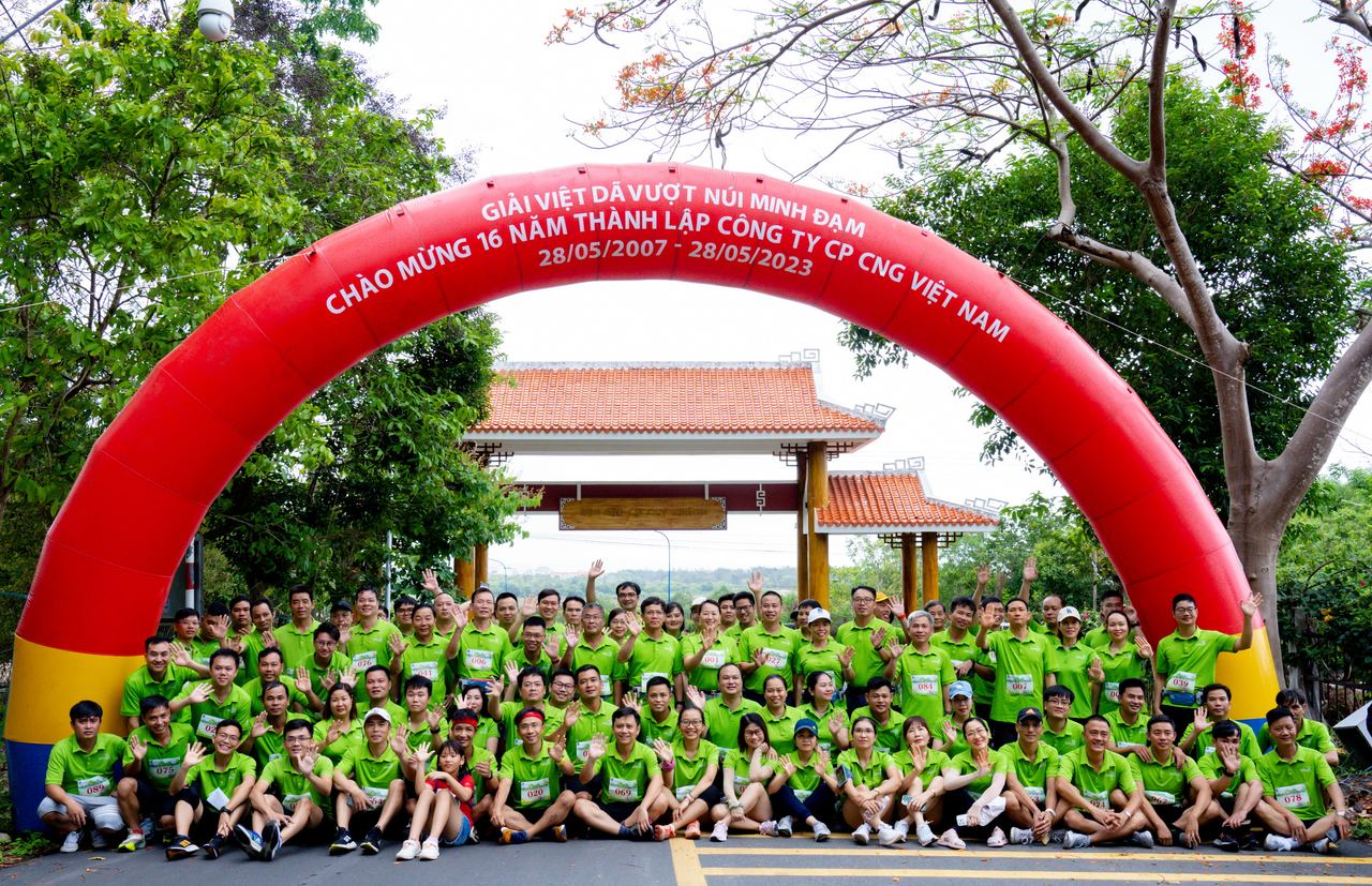 Giải chạy “CNG Vietnam Run 2023 – Hành trình kiến tạo tương lai xanh” chào mừng kỷ niệm 16 năm thành lập