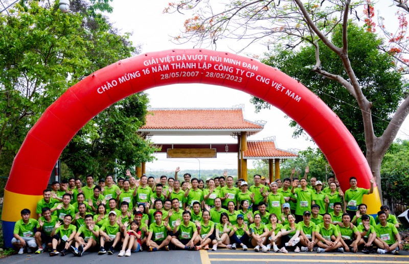 Giải chạy “CNG Vietnam Run 2023 – Hành trình kiến tạo tương lai xanh” chào mừng kỷ niệm 16 năm thành lập