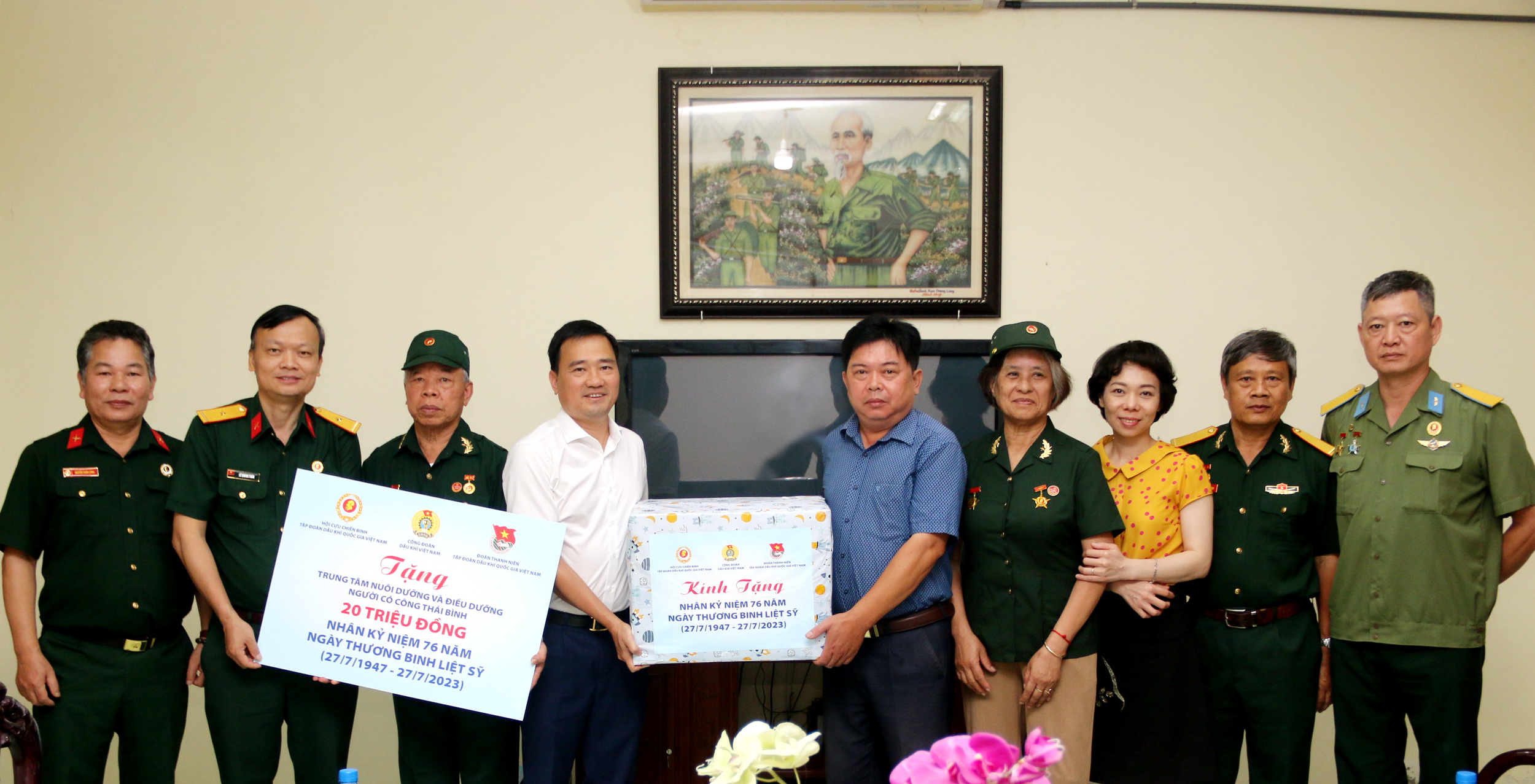 Hội Cựu chiến binh và Công đoàn PV GAS tổ chức nhiều chương trình tri ân kỷ niệm 76 năm Ngày Thương binh Liệt sỹ 27/7/2023