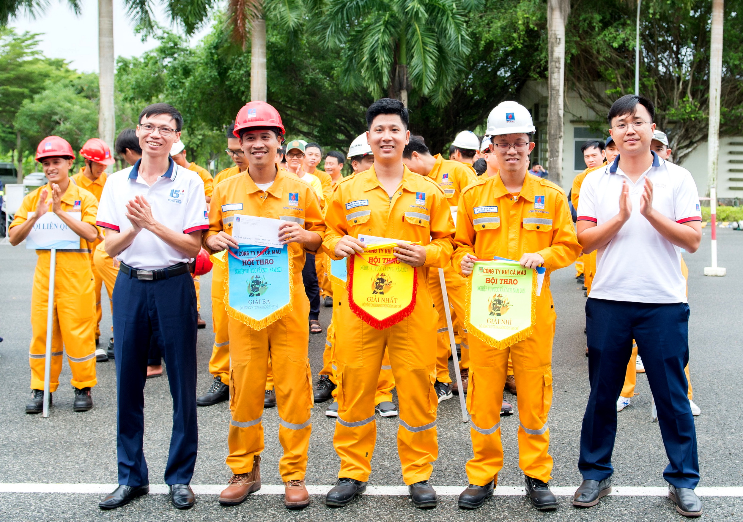 PV GAS Ca Mau Company organized Firefighting and Rescue Sports Festival 2023 PV GAS Ca Mau Company organized Firefighting and Rescue Sports Festival 2023
