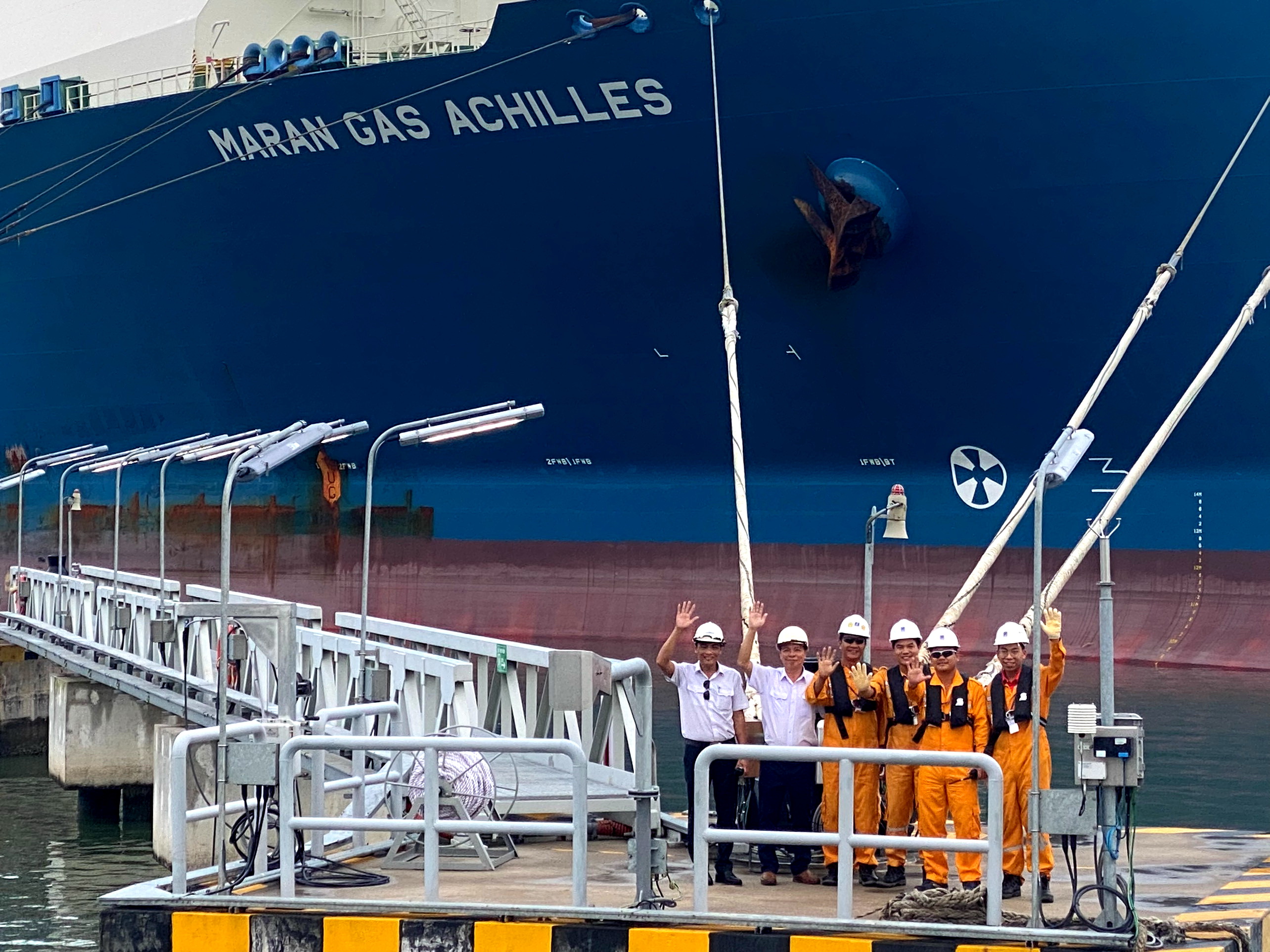 PV GAS COMPLETED FIRST LNG IMPORT CARGO RECEPTION PV GAS COMPLETED FIRST LNG IMPORT CARGO RECEPTION