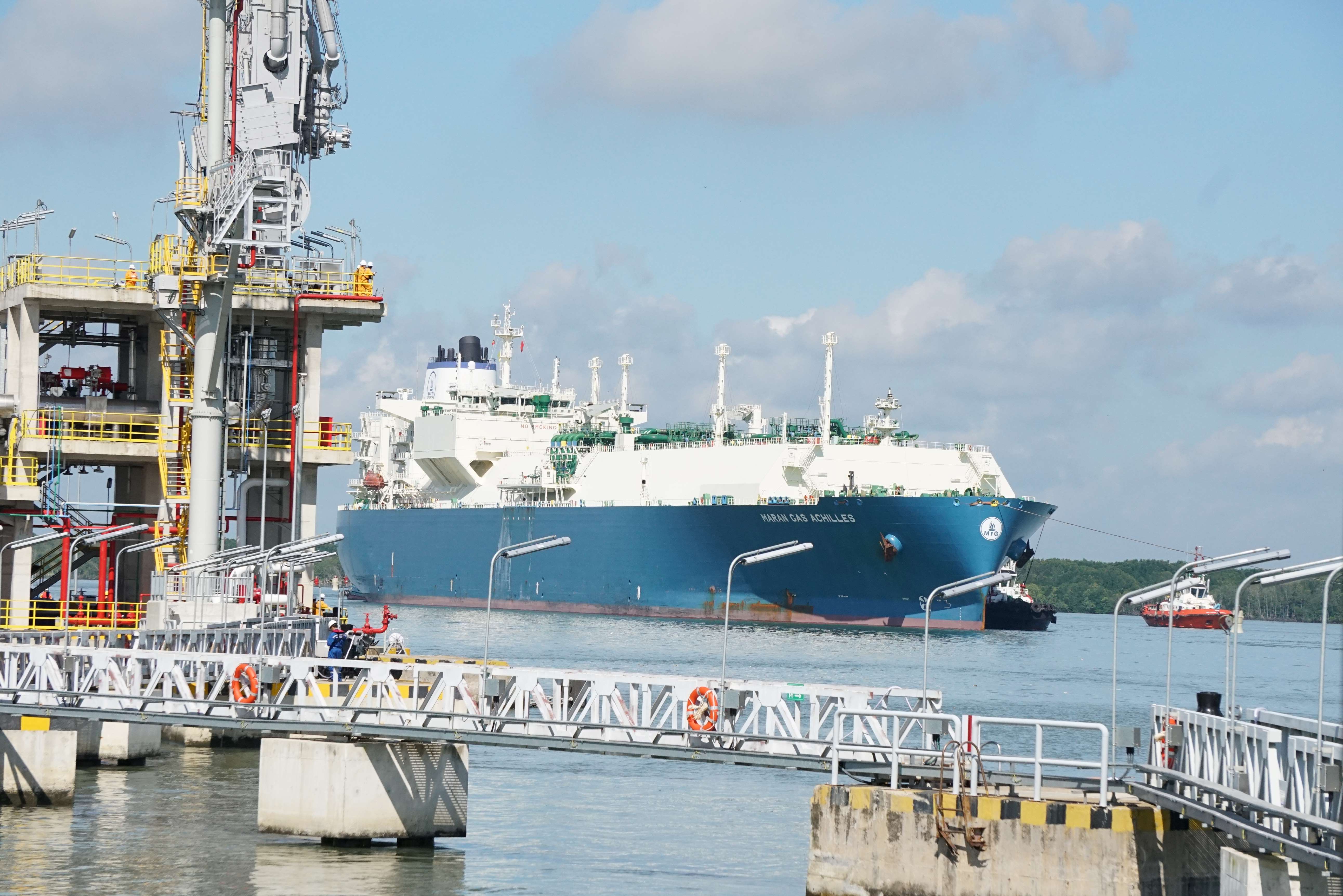 PV GAS received first LNG cargo at THI VAI LNG terminal