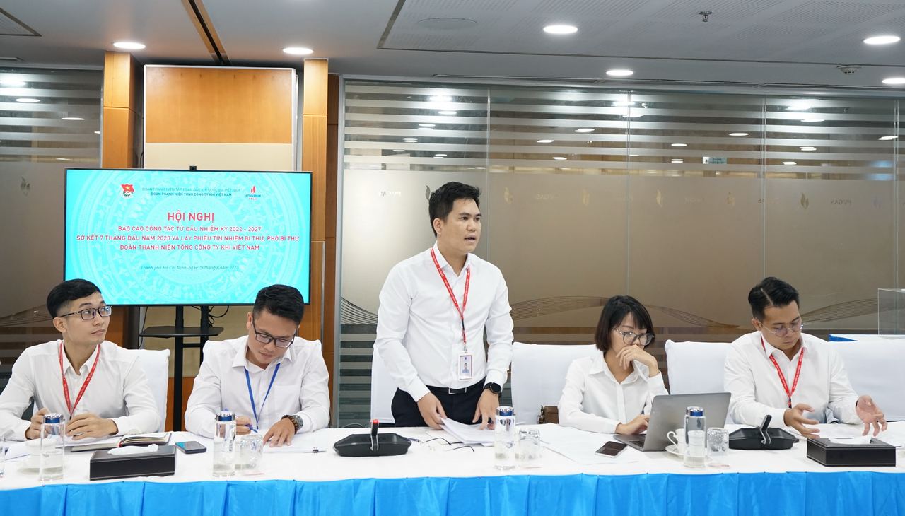 Đoàn Thanh niên PV GAS tổ chức thành công Hội nghị Sơ kết hoạt động và lấy phiếu tín nhiệm Bí thư, Phó Bí thư