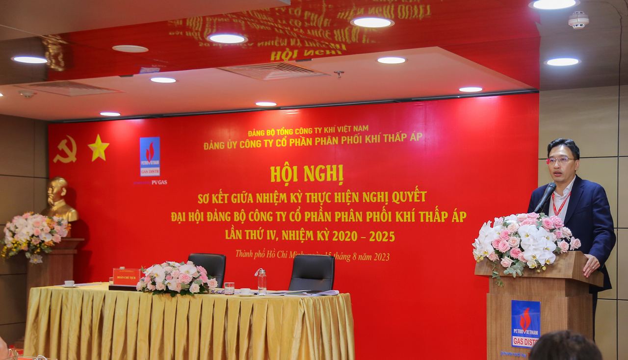 Đảng bộ PV GAS D tổ chức Hội nghị sơ kết giữa nhiệm kỳ thực hiện Nghị quyết Đại hội Đảng bộ Công ty lần thứ IV, nhiệm kỳ 2020 – 2025 Đảng bộ PV GAS D tổ chức Hội nghị sơ kết giữa nhiệm kỳ thực hiện Nghị quyết Đại hội Đảng bộ Công ty lần thứ IV, nhiệm kỳ 2020 – 2025
