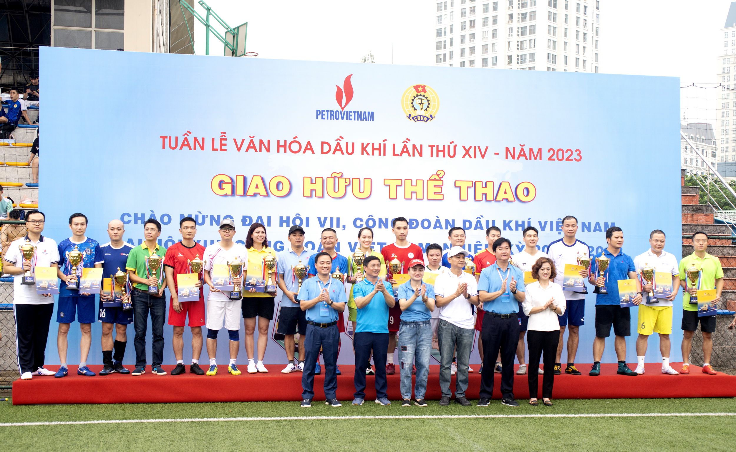 PV GAS/ PV GAS LPG đạt thành tích cao tại Giải giao hữu thể thao chào mừng Đại hội VII Công đoàn Dầu khí Việt Nam