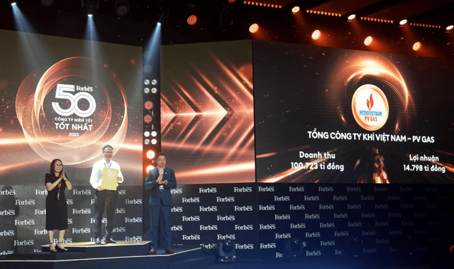 PV GAS Glorified in Forbes’ Top 50 Listed Companies in Vietnam for 11th time PV GAS Glorified in Forbes’ Top 50 Listed Companies in Vietnam for 11th time