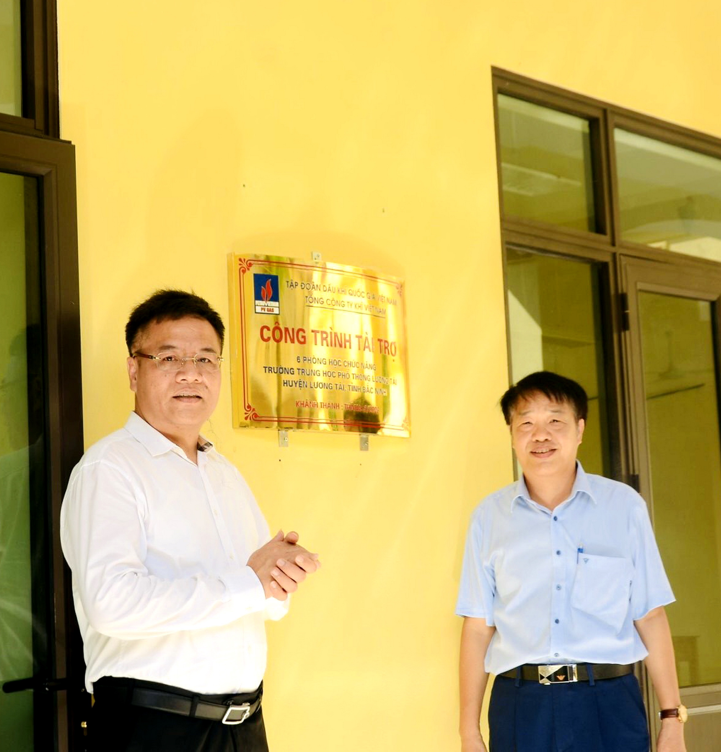PV GAS hỗ trợ xây dựng  khu dạy học chức năng trường THPT Lương Tài – Bắc Ninh