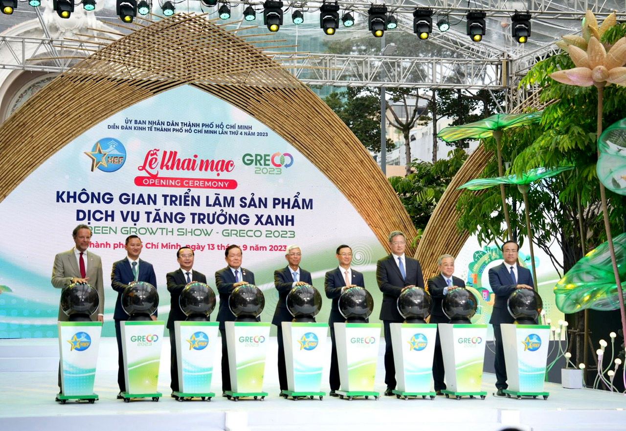 TỔNG CÔNG TY KHÍ VIỆT NAM KHAI TRƯƠNG GIAN TRIỂN LÃM “GIẢI PHÁP NĂNG LƯỢNG CHO TĂNG TRƯỞNG XANH” TẠI GRECO 2023 TỔNG CÔNG TY KHÍ VIỆT NAM KHAI TRƯƠNG GIAN TRIỂN LÃM “GIẢI PHÁP NĂNG LƯỢNG CHO TĂNG TRƯỞNG XANH” TẠI GRECO 2023