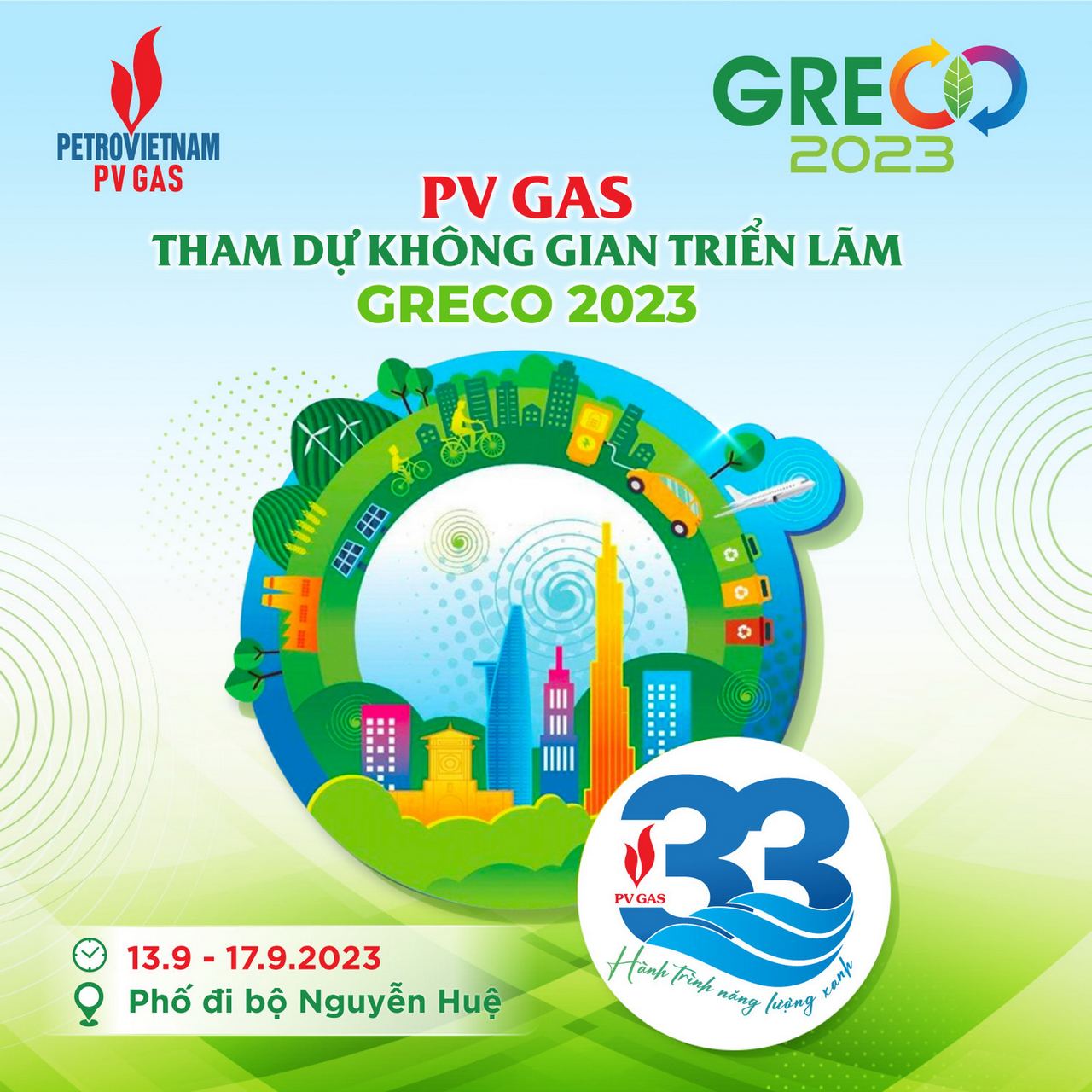TỔNG CÔNG KHÍ VIỆT NAM THAM GIA GRECO 2023
