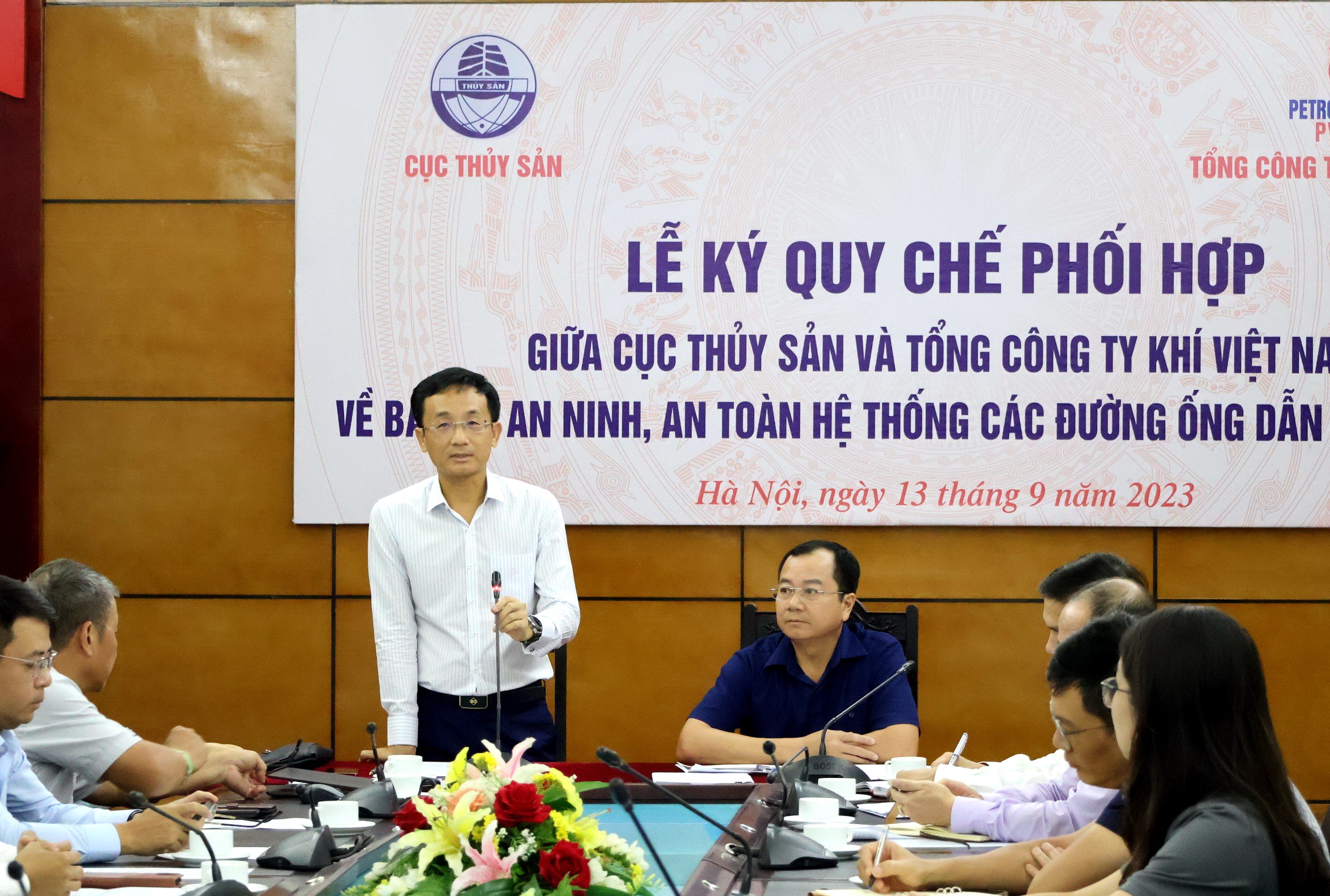 Tổng công ty Khí Việt Nam phối hợp với Cục Thủy sản bảo vệ an ninh, an toàn hệ thống các đường ống dẫn khí dưới biển