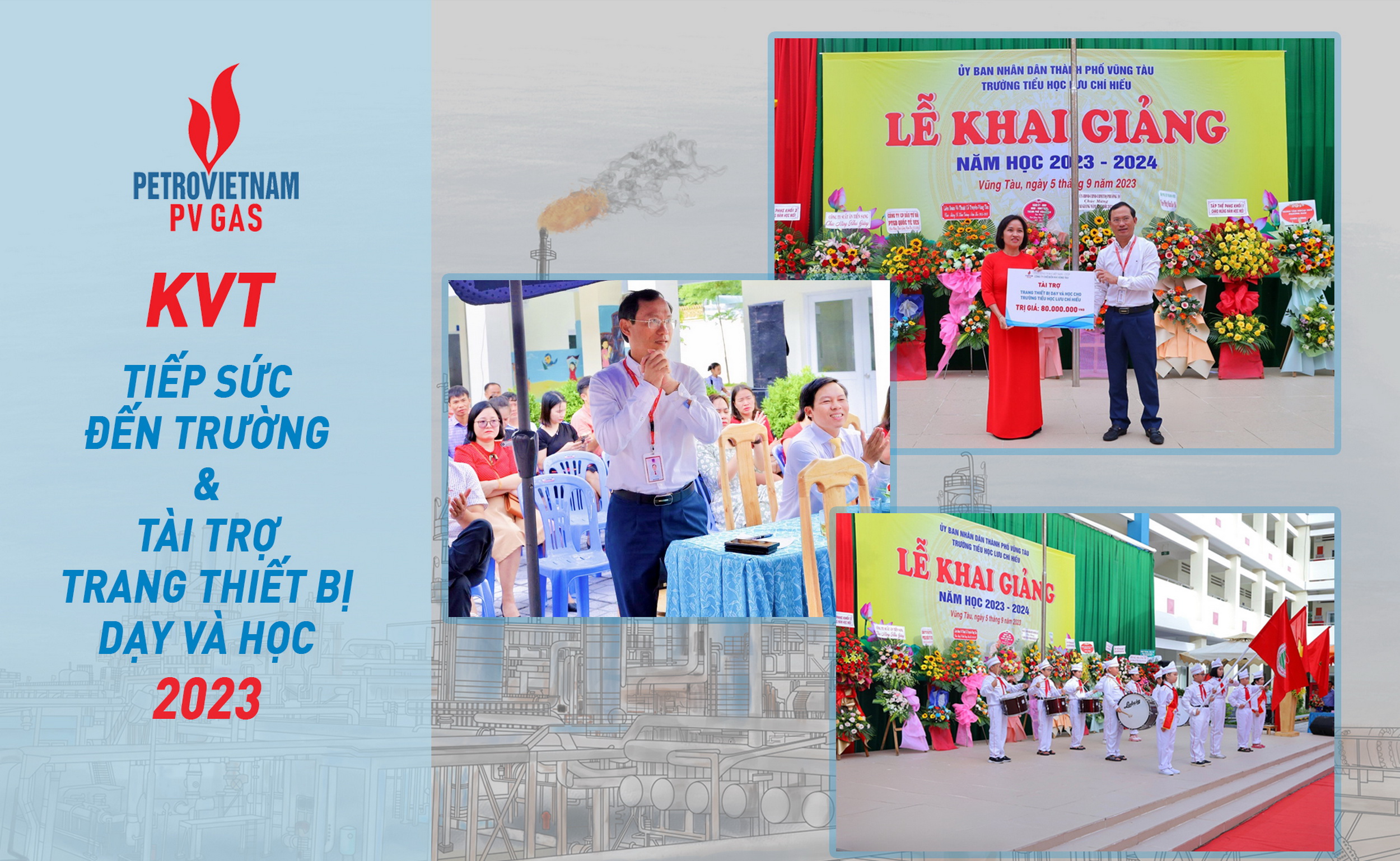 PV GAS hỗ trợ năm học mới 2023 – 2024