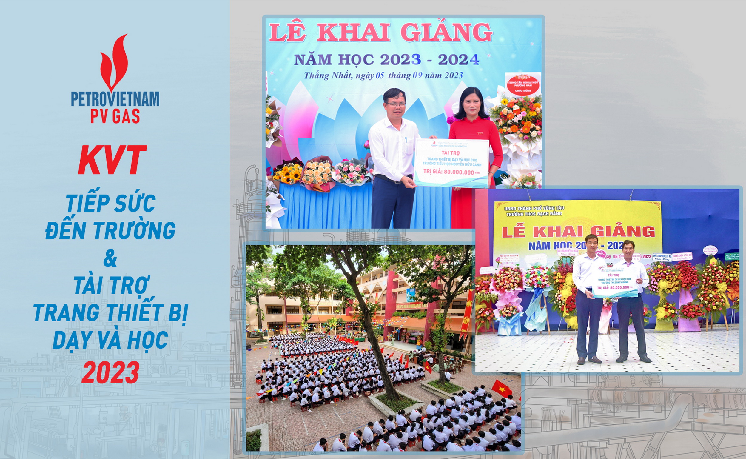 PV GAS hỗ trợ năm học mới 2023 – 2024