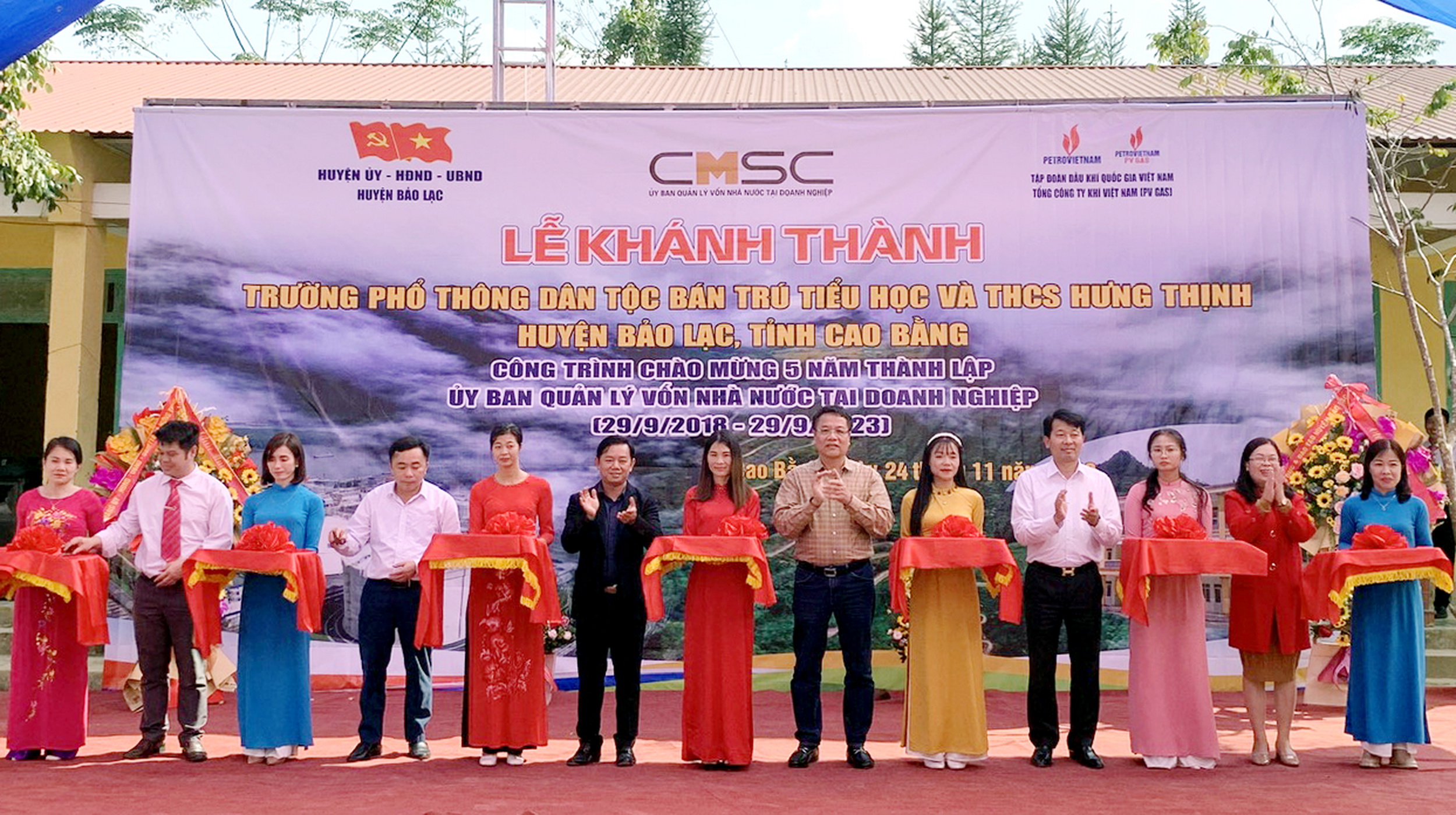 PV GAS tài trợ 5 tỷ đồng xây dựng trường Phổ thông dân tộc bán trú Tiểu học và THCS Hưng Thịnh, huyện Bảo Lạc, tỉnh Cao Bằng PV GAS tài trợ 5 tỷ đồng xây dựng trường Phổ thông dân tộc bán trú Tiểu học và THCS Hưng Thịnh, huyện Bảo Lạc, tỉnh Cao Bằng