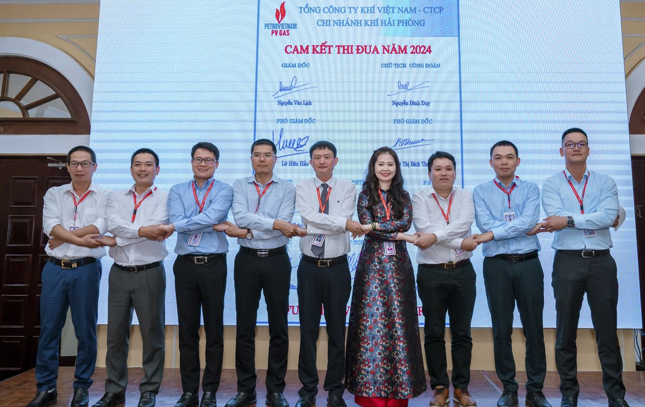 Chi nhánh Khí Hải Phòng hoàn thành các mục tiêu, hướng tới môi trường làm việc tốt nhất cho người lao động Chi nhánh Khí Hải Phòng hoàn thành các mục tiêu, hướng tới môi trường làm việc tốt nhất cho người lao động