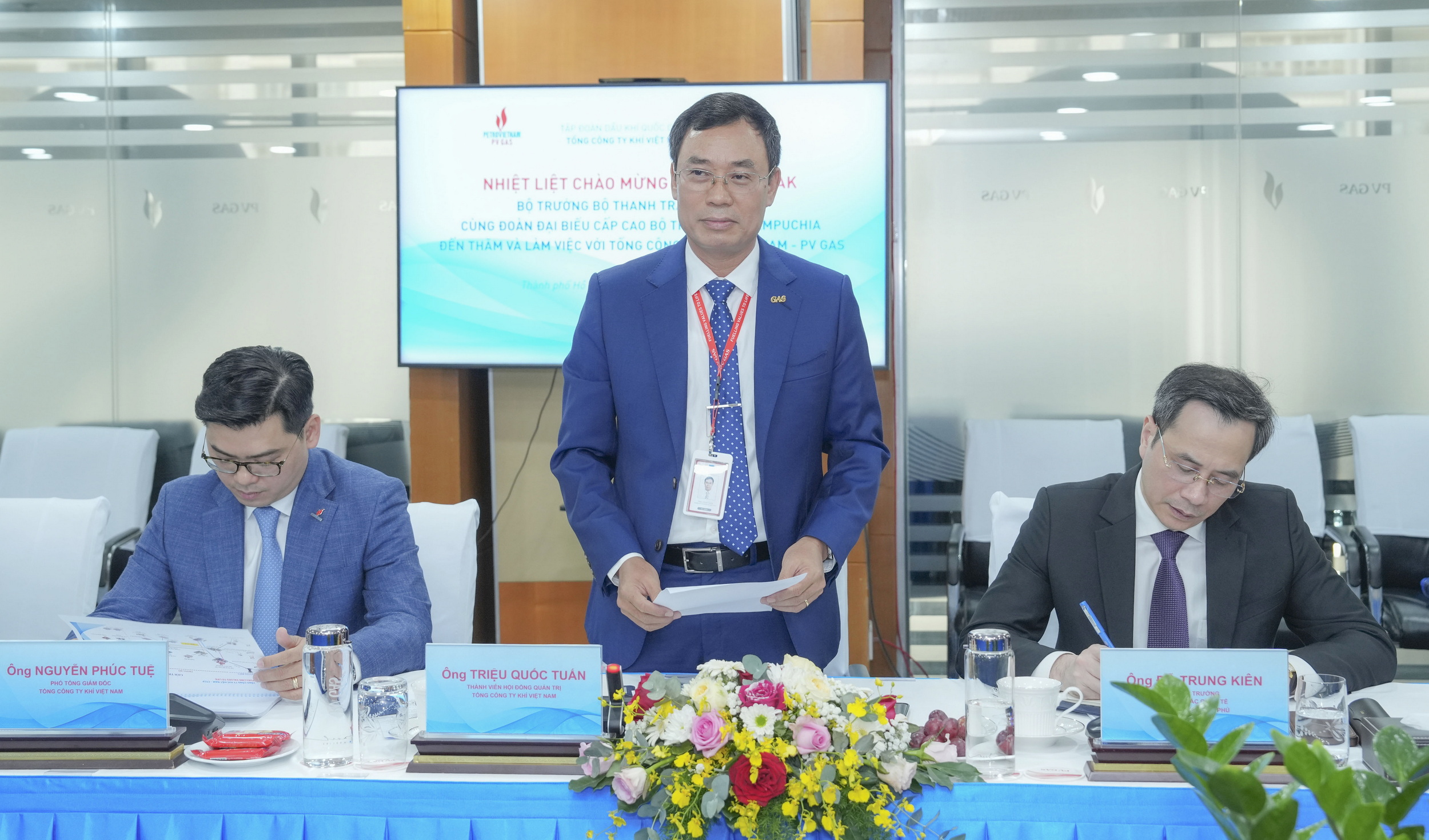 Đoàn thanh tra Campuchia nghiên cứu kinh nghiệm thực tiễn tại PV GAS