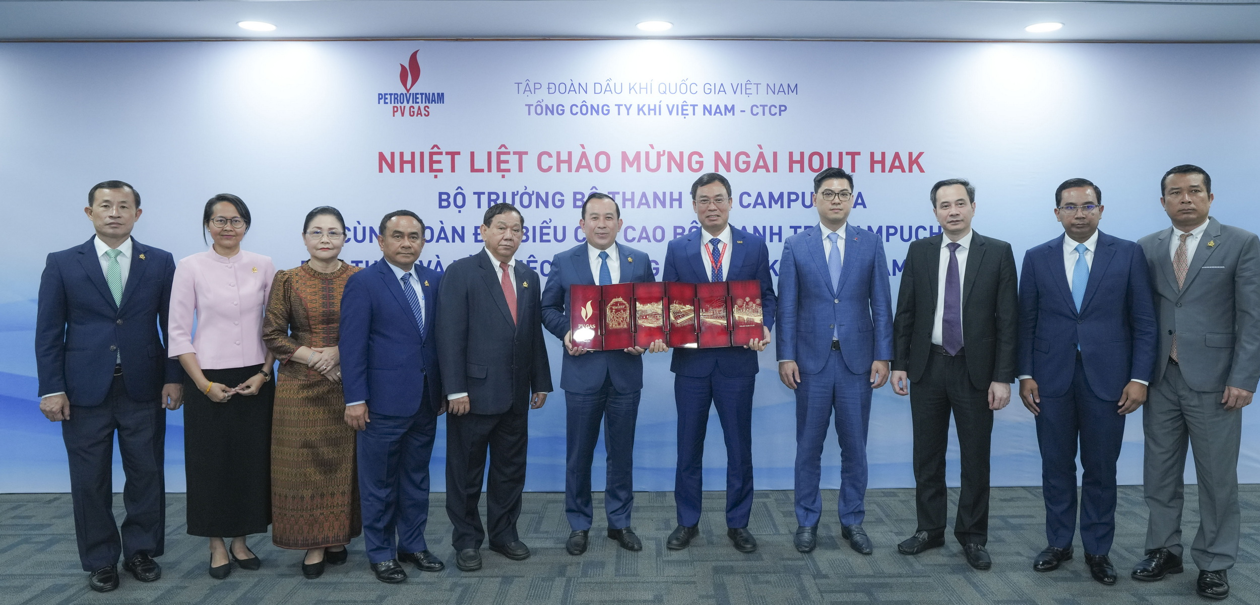 Đoàn thanh tra Campuchia nghiên cứu kinh nghiệm thực tiễn tại PV GAS