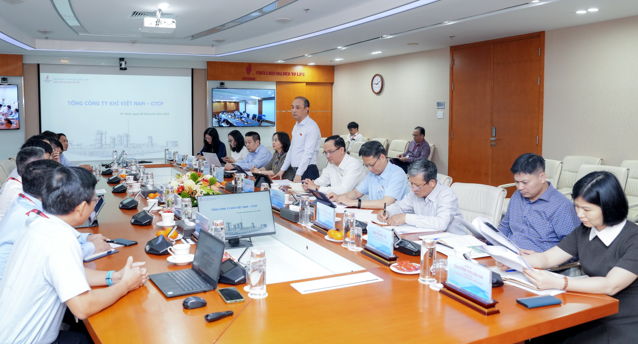 Đoàn công tác Ủy ban Khoa học, Công nghệ và Môi trường quốc hội đến làm việc tại PV GAS