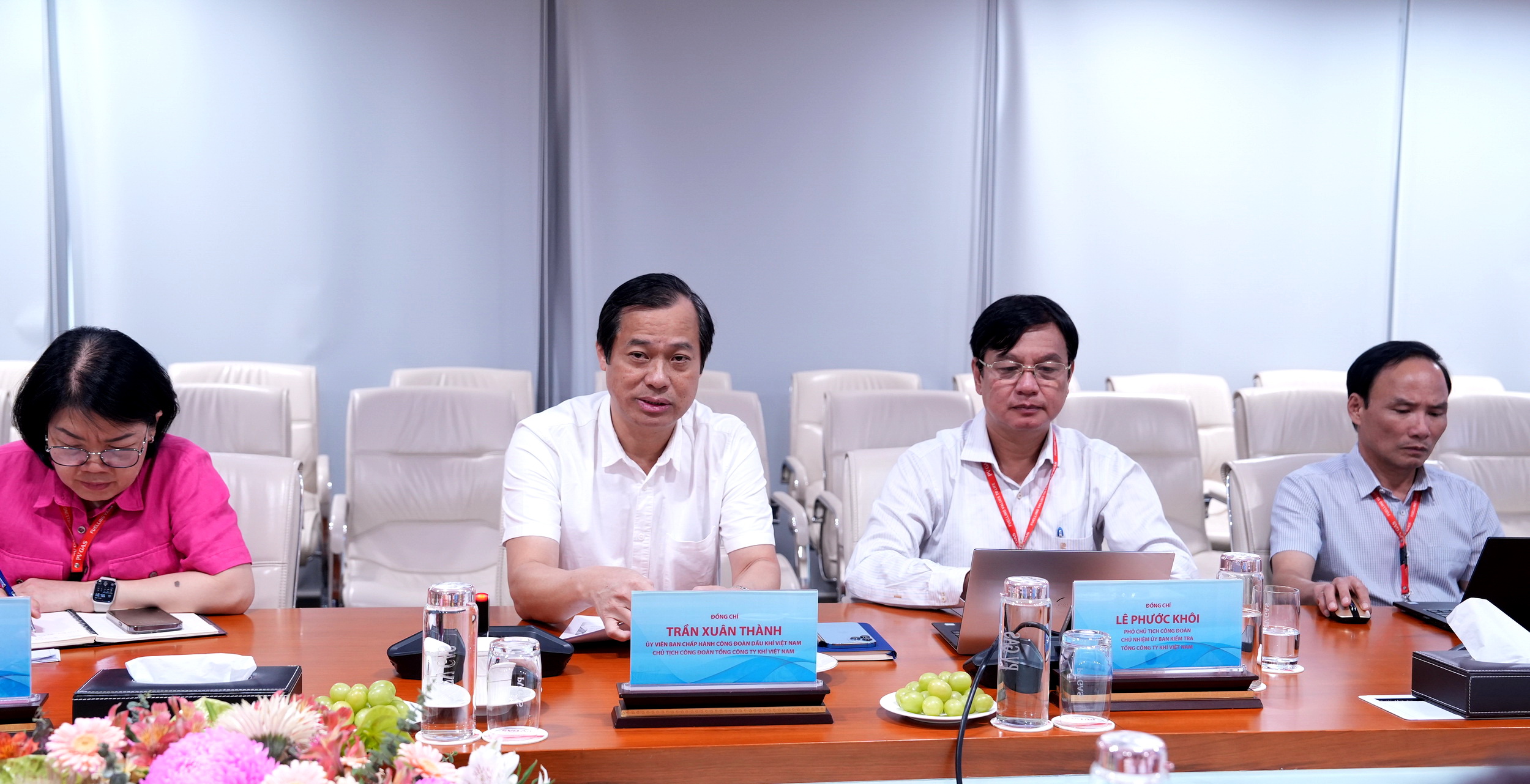 Đoàn công tác Công đoàn Dầu khí Việt Nam đến thăm và làm việc với Công đoàn Tổng công ty Khí Việt Nam