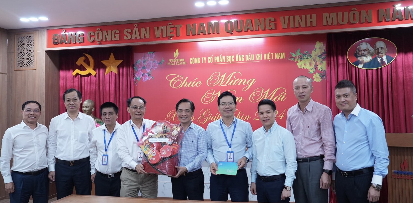 Lãnh đạo PV GAS thăm và chúc Tết PV GAS COATING, PV GAS SERVICES