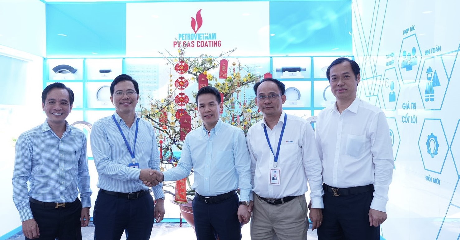 Lãnh đạo PV GAS thăm và chúc Tết PV GAS COATING, PV GAS SERVICES