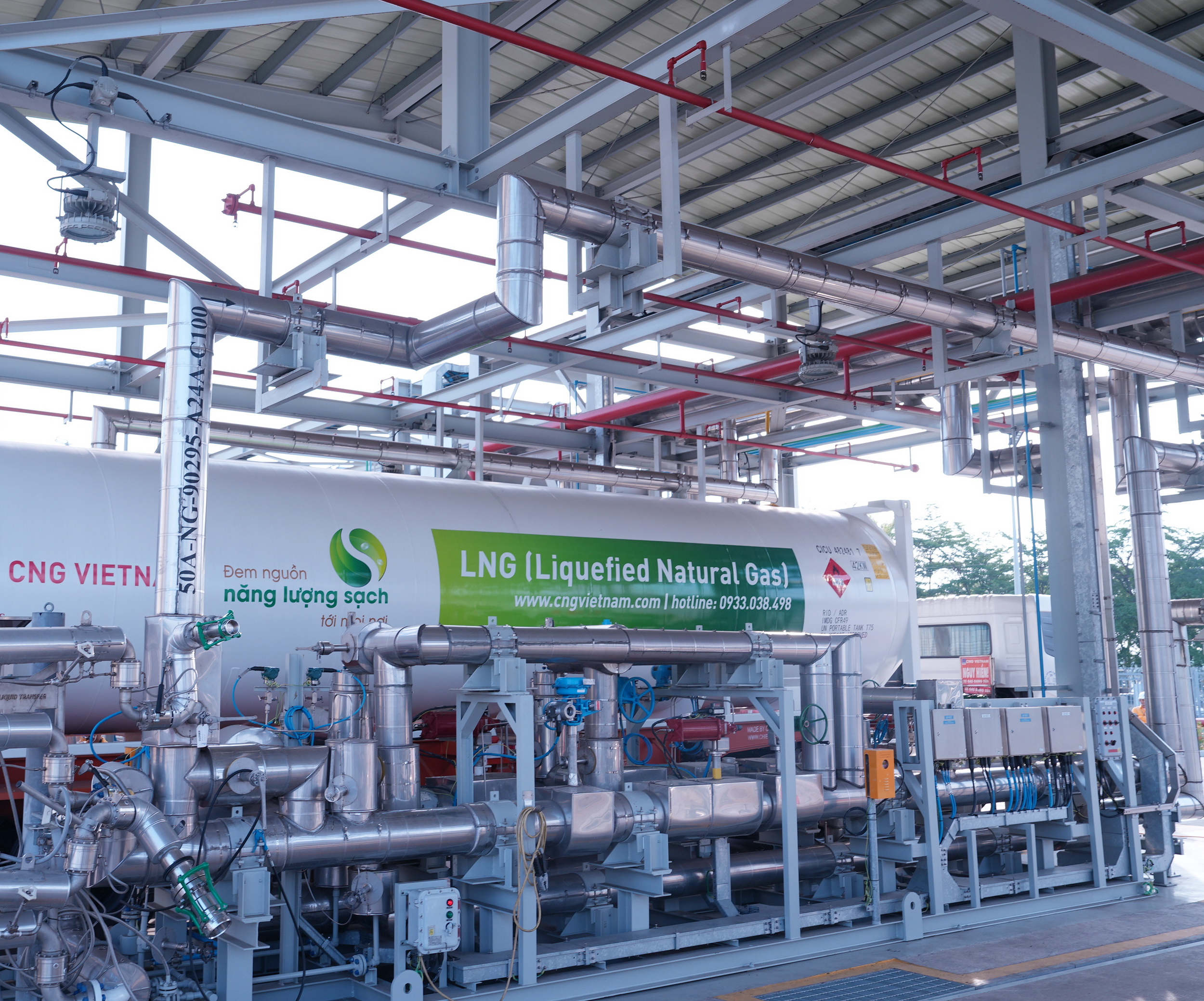 Công trình trạm nạp xe bồn LNG Thị Vải