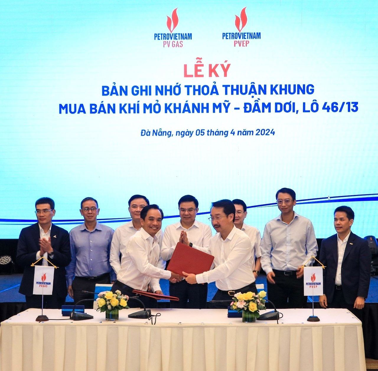 PV GAS và PVEP ký kết Bản ghi nhớ về việc mua bán khí mỏ Khánh Mỹ - Đầm Dơi, Lô 46/13